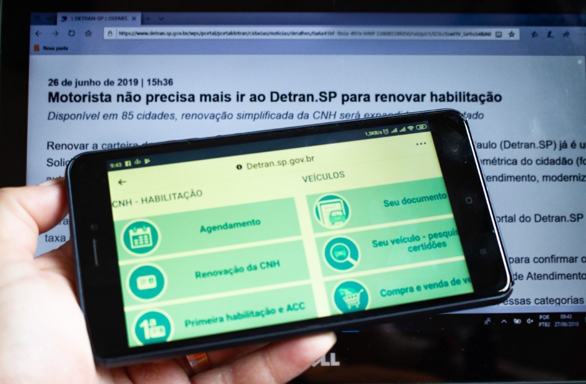 Carteira Digital de Trânsito é liberada pelo Detran aos motoristas